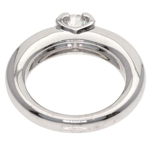 CARTIER Authentic 18k Silver Diamond Ring #48 CARTIER Authentic 18k Silver Ring #48